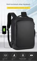 Mochila de viaje de gran capacidad para hombre, bolsa para ordenador portátil de negocios con carga USB, bolso personalizable para exteriores - details 37
