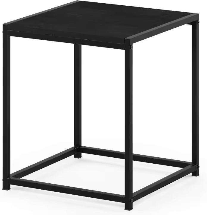 Mesas de café, Metal, Nogal, 40 x 76,2 x 44,45 cm - 1