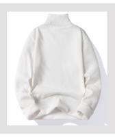 Suéter de Cuello Alto para Hombres en Punto Cálido, Ajuste Delgado, Moda de Invierno - details 1