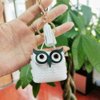 LLavero de Mini Bolso multiusos con forma de búho, bolsa de auriculares ligera portátil para mujeres y niñas - details 6
