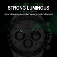 Reloj Deportivo de Lujo POEDAGAR Cronómetro de Cuarzo con Dial de Fecha Luminoso - details 5