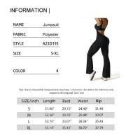 Monos de Yoga de Espalda Descubierta Estilo de Gimnasio Sexy para Mujeres - details 0