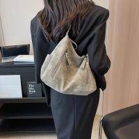 Bolso cruzado de lujo para mujer, bandolera de un solo hombro, de gran capacidad, Retro, mate, de cuero PU - details 8