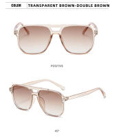 Gafas De Sol cuadradas Vintage para mujer, lentes De marca Retro con espejo, color negro y naranja, a la moda, colores dulces - details 10