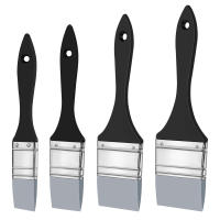 Juego de pinceles de silicona para pintura de resina, 4 piezas, moldeador de Color, catalizador, 1 1,5 2 2,5 pulgadas de ancho - details 0