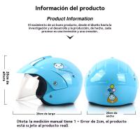 Casco infantil moto aire libre seguro coche electrico Equipo Protector 53-56CM - details 2