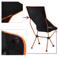 Silla plegable portátil para acampar al aire libre, respaldo largo, silla de pesca en la playa - details 6