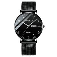 Hombre impermeable doble calendario tendencia cielo estrellado reloj no mecánico reloj de cuarzo luminoso - details 0