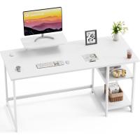 Escritorio de Computadora con Estantes Reversibles Mesa de Oficina para Ahorro de Espacio - details 48