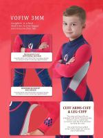 Trajes De Neopreno Completos Con Cremallera Trasera De 3 Mm Para niños y Niñas, Trajes De Baño Térmicos De Neopreno Para Buceo - details 8