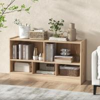 Estantería Infantil con 5 Compartimentos Abiertos, Librería para Juguetes y Libros de Niños, Armario Bajo con Patas Antideslizantes, Estante para Exhibición (111 x 30 x 61,5 cm, Natural) - details 1