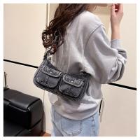 Bolso de mano de moda, bolso vaquero Retro, bolso cruzado para axila, bolso de hombro para chica picante, bolso para axila, bolso de tela Y2K, ropa de calle - details 33