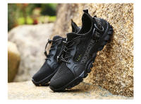 Zapatillas de deporte transpirables de punto para hombre, zapatos de senderismo antideslizantes, zapatos de playa Unisex, zapatillas de entrenamiento, zapatos de Trekking al aire libre, verano - details 19
