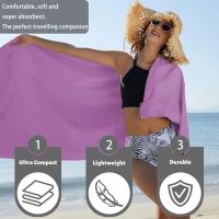 1 toalla grande de microfibra perfecta para gimnasio y camping, ultraabsorbente para viajes, playa, duchas, piscinas. - details 4