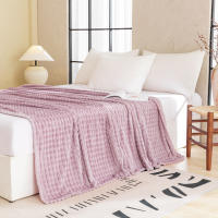 Bonenjoy-Manta a cuadros de Color sólido para el hogar, Sábana suave y cálida para la siesta, toalla de sofá, chal de viaje, regalo de alta calidad - details 11