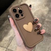 Funda de silicona con corazón de amor en 3D para iPhone, carcasa trasera de caramelo a prueba de golpes para iPhone 16, 15, 13, 12, 11, 14 Pro Max, X, XR, XS, 16 Plus - details 8