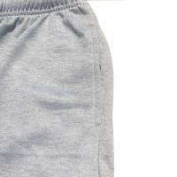 Pantalones de chándal grises informales y cómodos para mujer con cintura Starchy, corte holgado y pantalones de paracaídas - details 10