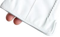 Guantes de piel de oveja para mujer, manoplas cortas de terciopelo fino para pantalla táctil, de cuero, de buena calidad, para invierno, 2226 - details 59