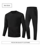 Conjunto de Ropa Interior Calentada en Invierno Chaqueta Eléctrica USB para Hombres y Mujeres - details 9