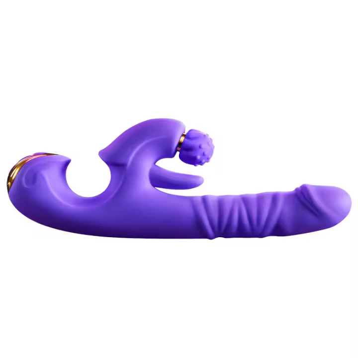 Vibrador femenino totalmente automático, tecnología negra, silicona suave, bajo, impermeable, calefacción, giratorio, juguetes sexuales para adultos - 1