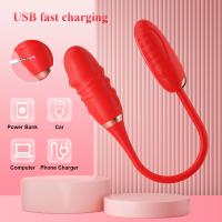 Vibrador telescópico para mujer, mamada, estimulación del clítoris, consolador con forma de huevo, juguete sexual para mujer, bragas con forma de huevo, Juguetes sexuales para adultos - details 4