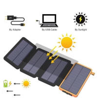 Banco solar plegable de gran capacidad, impermeable, iluminación exterior, energía móvil, 20000mAh - details 3