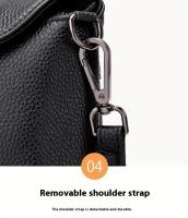 Bolso de hombro elegante para mujer, diseño simple informal, bolso cruzado para viajeros de negocios de gran capacidad - details 4