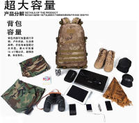 Bolsa táctica al aire libre equipo de entrenamiento mochila de Camping, mochila de viajero deportivo mochila 3D - details 22