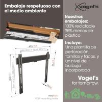 5405 Soporte TV Extremadamente Plano para TV de 32 a 77 Pulgadas, Peso máx. de 75 kg, Soporte de TV máx. VESA 400x400, Compatibilidad Universal, Distancia a la Pared Solo 1,5 cm - details 3