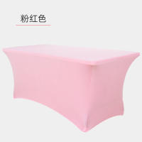 4FT6FT8FT Cola elástica Reunión Banquete de boda Mantel rectangular para mesa Mantel blanco - details 6