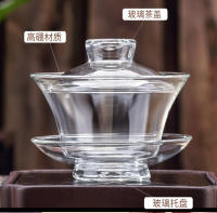 Taza grande de vidrio transparente de tres talentos, juego, tazón de té individual resistente al calor con tapa - details 6