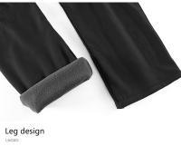 Pantalones de trabajo impermeables para hombre, pantalones cálidos de lana para senderismo, escalada, Camping, deportes al aire libre, montañismo, esquí, gris, 1508A, Invierno - details 18