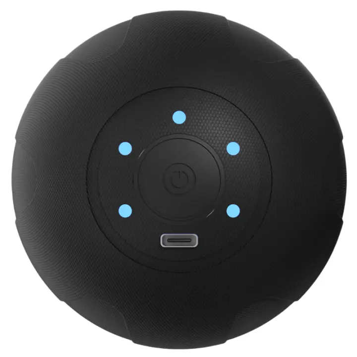 Bola de Masaje Vibratoria Eléctrica MUKASI, Rodillo de Masaje Muscular para Espalda, Cervicales, Pies - 5 Modos de Masaje de Tejido Profundo, Liberación Miofascial y Alivio del Dolor - 1