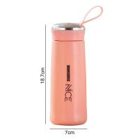 Taza de vidrio portátil a prueba de fugas, termo de 400ml, taza de agua de moda, hervidor de agua - details 5