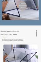 Mosquitera plegable sin fondo, mosquitera portátil para ventana, tienda de campaña, dosel para cama, cama de bebé - details 6