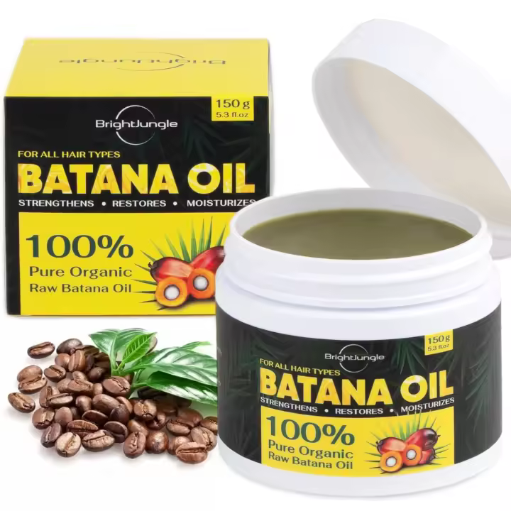 Raw na Growth 100% puro, orgánico, prensado en frío 5.3 oz (150 g) Aceite nutritivo para el cuero cabelludo aprobado por el Dr. Sebi para dar brillo al cabello – - 1