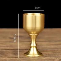 Taza de Bronce Vintage Vino Rojo, Borde Suave, Brillo Goso Portátil para Fiesta en Casa, Boda, Escena - details 22