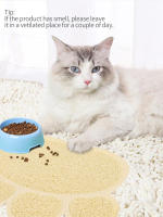 Alfombrilla Antideslizante Para Mascotas Gato Y Perro Forma De Uña De Gato Impermeable Para Comida Y Bebida Interior - details 6