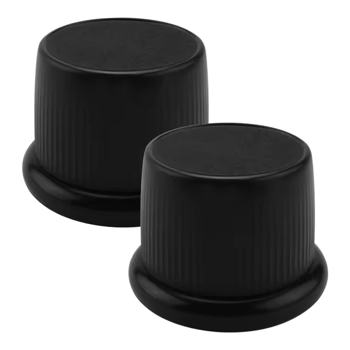 Elevadores de cama ajustables, muebles de alta resistencia, sofá, mesa, elevador de suelo, negro, 2 uds. - 1