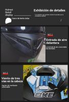 Casco integral moto mujer MX Carreras de Locomotora hombre seguro - details 12