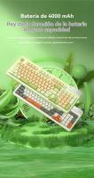 F3198 juego de teclado y ratón inalámbricos sensación mecánica conexión de tres modos teclado RGB juego oficina portátil - details 8