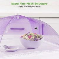 Mesa de picnic al aire libre, cubierta rectangular de malla transparente plegable, desodorizante y repelente de mosquitos, 1 pieza - details 1