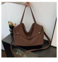 Quiero este bolso de gran capacidad, bolso de hombro informal de moda, bolso vintage mate para las axilas - details 36