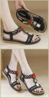 SIKETU-Sandalias de PU para mujer, suaves y transpirables, estilo bohemio para verano y playa - details 9