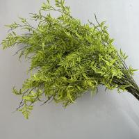 Rama de hoja persa Artificial grande, plantas de hojas de helecho falsas realistas y elegantes, plantas verdes simuladas de plástico, escritorio para sala de estar - details 1