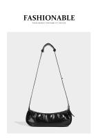 Bolso Cruzado de Moda de Luna Media de Cuero Suave Bolso Oblicuo de Hombro con Sensación Premium - details 12