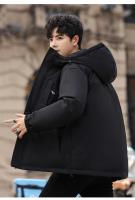 Otoño e invierno militar verde hombres y mujeres abajo chaqueta ropa de trabajo engrosada - details 6