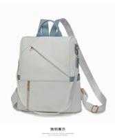 Mochila de nylon con mango suave de color sólido, grande, cinturón de cojín de aire - details 25