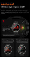 Reloj deportivo inteligente resistente al agua para hombre, pantalla AMOLED de 2025 pulgadas, GPS, brújula NDavid, frecuencia cardíaca, llamada Bluetooth, nuevo, 1,85 - details 8