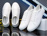 Zapatos para caminar para hombre, nuevos zapatos deportivos de cuero genuino. - details 0